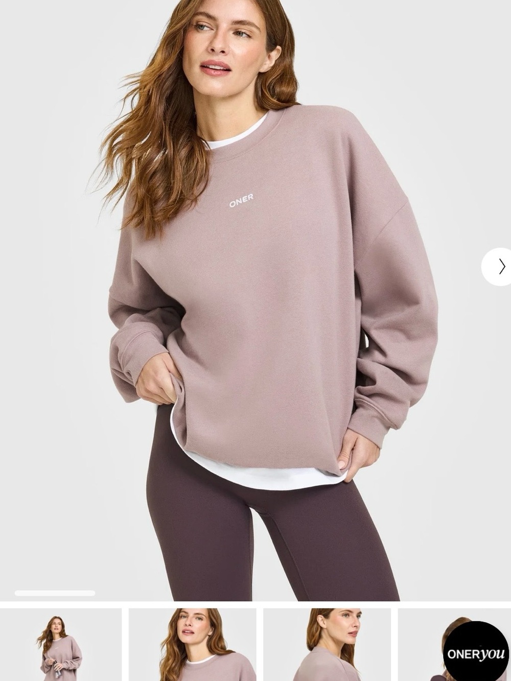 Oner Active Mid Weight Sweatshirt (dusty purple)